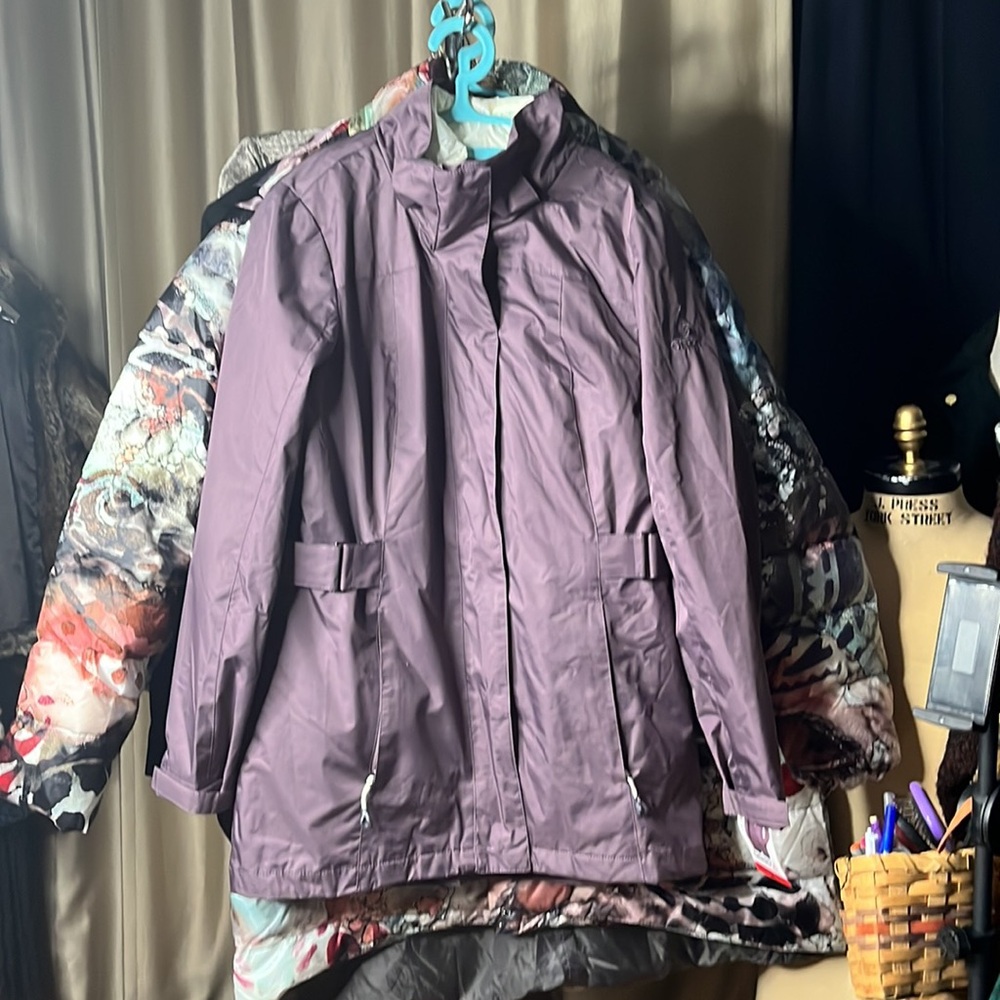 Gerry Multi Purpose Jacket Puffer Raincoat 3 In 1 Rain Jacket zip snap - Picture 4 of 15